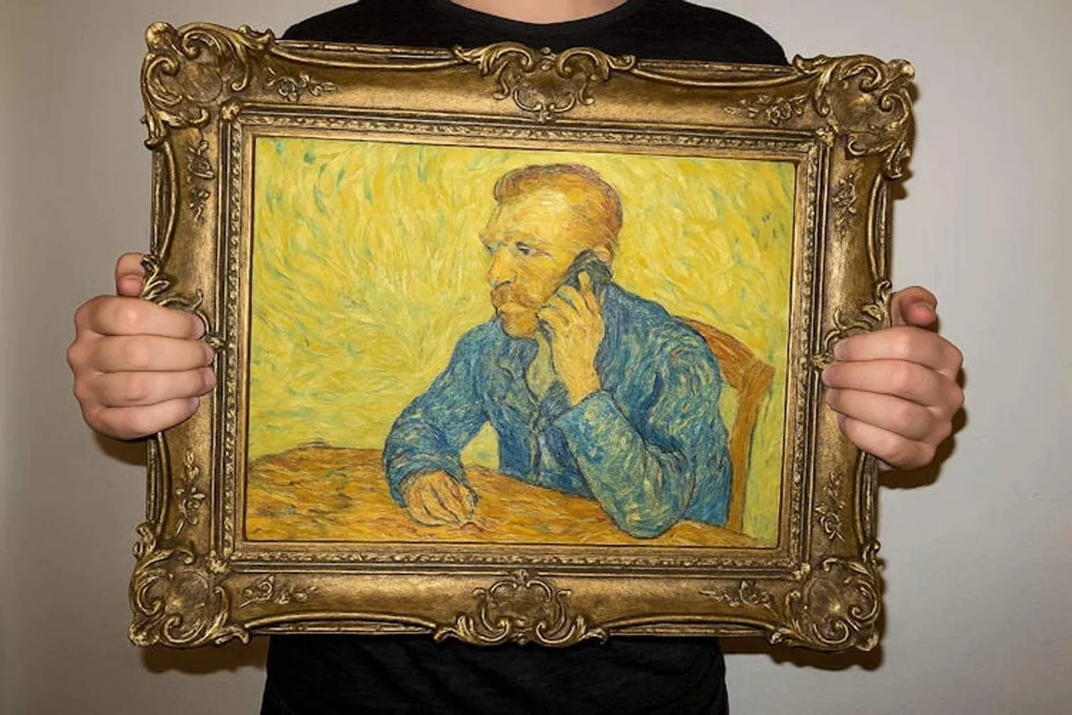 El sorprendente hallazgo de "Hombre con Smartphone" de Van Gogh